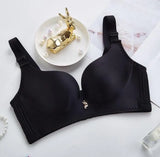 Adjusted-straps Wire Free Small Breast Thick Women Bra Push Up Female