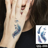 Water Transfer Tattoo Sexy Red Lips Print Tattoo Body Art Waterproof Temporary Fake Flash Tattoo for Man Woman Kid