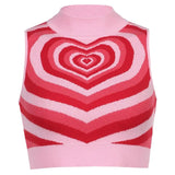 Heart Print Y2K Loose Sweaters Harajuku Autumn Aesthetic Cute Pullovers Fashion Retro Chic Knitwear 90s