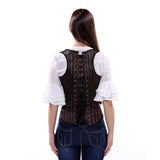 Steel Bone Gothic Body Suit Court Back Back Clip Harness Jacket-Outfit