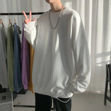 Hoodies Sweatshirt Mens Black White Hip Hop Punk Pullover Streetwear Casual Fashion Clothes Mens Oversized Korean