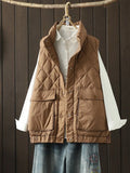 2022 New Autumn Winter Women Duck Down Jacket Vest Female Gilet Short Ulitra Light Coat Windproof Sleeveless
