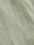 2023 Women Summer Linen Shirts Dress Fashion Solid V-Neck Long Sleeve Female Elegant Street Mid-Calf Dresses Clothing-Outfit