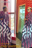 African Clothes for Women Two Piece Set Dashiki 2023 Fashion Long Dress Sets Pants Suits Outfits Party Dresses Plus Size-Outfit
