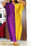 African Dresses For Women Elegant Dashiki Vneck Patchwork Long Maxi Dress Muslim Abaya Ladies Traditional Africa Clothing-Outfit