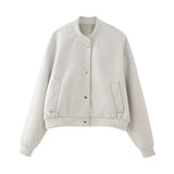 New Soft Loose Pilot Jacket 3046272-Outfit