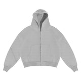 Simple Couple Fashion Hoodie Sweatshirt Solid Color 2207 Coat 2207-1