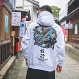 Boys Cool Men Hip Hop Hoodies Japanese Casual Sweatshirts Streetwear Men Women Loose Pullover Harajuku Devil Hoodie