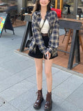 Oversized Checkered Button Down