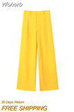 2023 Women Summer Loose 2-Pieces Sets Fashion Solid Satin Blouses Tops and Trousers Female Elegant Two Suits Clothing-Outfit