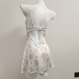 Women's Summer Ice Wire 2025 New High-End Pure-Want Little Breast With Breast Pads With Pyjamas Sexy Pajamas Sexy Pajamas