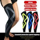 Sleeve Stretchy Knee Support Tights Varicose Veins Knee Brace Compression Long Socks Men Women Sports Stocking for
