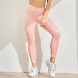 Fitness Leggins Mujer Fashion Bright Pearly Leggings Women Put Hip Sexy Bubble Butt Legging Ladies Sportswear