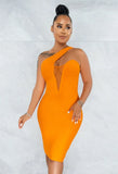 Sexy Cut Out With Mesh Sleeveless