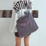 Women Corduroy Shoulder & Crossbody Bags Female Eco Cloth Handbag Large Capacity Zipper Totes Soft Embroidery Messenger