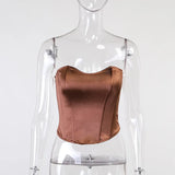 Women's Wear 2024 Summer New Fishbone Beam Waist Vest I-Vest Wearing A Small Vest-Outfit