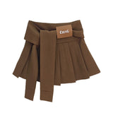 100-Fold Skirt Women's New Dress With White Half-Dress Korean Version Of The College Style Skirt A