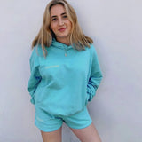 women hooded sweatshirt letter print cotton harajuku winter loose hoodies casual streetwear 2020 fashion white