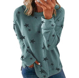 Loose Oversized Long Sleeves T-shirt Printed