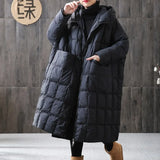 Women Loose Long Coat 90% Duck Down Jacket Winter Female Plus Size Overcoat Winter Jacket Women 2022 Stitching Hooded