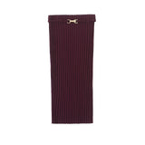 2025 Spring New Knitted Neck Collar Blouse Skirt 3519028