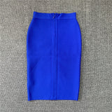 Quality Women New Rayon Bandgae Skirt Elegant Pencil Skirt Celebrity Sexy Club Party Wear Vintage