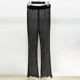 Early Spring New Fashion Hollow Nail Bead Three-Dimensional Flower Suit Pearl Lint