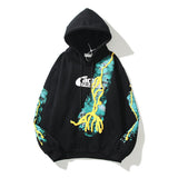 Hip Hop Graffiti Plus Velvet Hooded Sweatshirt Xxxtentacion Streetwear Hoodie Men Harajuku Stranger Things Mens