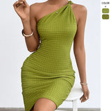 New Spring Summer Shoulder V-Neck Women's Slings Print Fairy Long Temperament Dress Dress Dress