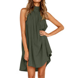 Holiday Irregular Dress Ladies Summer Beach Sleeveless Party Dress vestidos verano 2021 New Arrival dresses for
