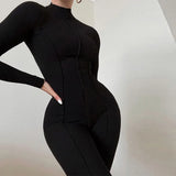 Women's Jumpsuits With Sexy Long-Sleeved