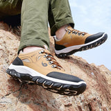 Fall Wearable All-Match Street Trendy Running Non-Slip Outdoor Men's Shoes Leisure Hiking Mountaineering Travel Sneakers
