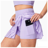 Tennis Skirt Running Yoga Badminton Short Skirt With Safety Pants