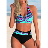 New High Waist Bikini Sexy Swimsuit Women Push Up Bathing Suit Bikini Set Plus Size Swimwear Women Beach Swimming