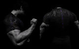 Demon Line Manuscript Spider Before And After Printing Short-Sleeved T-Shirt Summer Tide Necker Men's