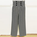 New Star Personality Tucked Geometric Pattern Of A Buckle Suit
