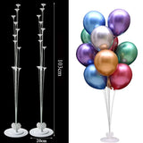 Tubes Balloon Stand Holder Column Confetti Balloons Happy Birthday Ballon Kids Baby Shower Wedding Party