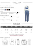 Kliou Sporty Two Piece Set Girl Halter Crop Tops+Drawstring Sweatpants Slim Activewear Casual Gym Workout Fitness Womens