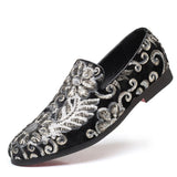 Fashion Party Club Pointed Toe Dress Shoes Men Loafers Patent Leather Oxford Shoes for Men Formal Mariage Wedding