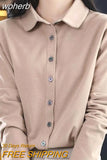Elegant Shirts for Women Women's Long Sleeve Top Pink Shirt Spring and Winter Blouses or Tops for Women Long Sleeve Top 2023-Outfit