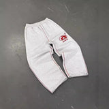 Grip Velvet Embroidered Sweatpants Trapstar Letter Casual Street Youth Plus