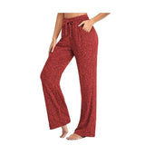 Autumn New Fashion Empire Bandage Women's Long Pants 2021 Casual Loose Solid Pocket Ladies Straight-leg Pants Pluse