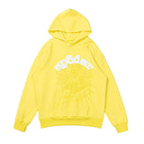 2025 Spoder Spider Web Print Hooded Hooded Hooded Hooded Casual Loose