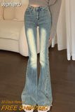 Jeans Women Skinny High Waist Street Sexy Elegant Washed Vintage Denim Retro Trousers Y2k Clothes Джинсы Женские Casual-Outfit