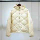 Winter Puffer Jacket Women Hooded 90% Duck Down Coat Short Female Shiny Glossy Feather Parkas Huge Real Raccoon