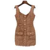 New Star Fashion Lion Button Tuxedo Coarse Flowers, Vest Sling
