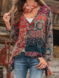 Stylish Unique Long Sleeve V-neck
