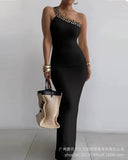 White Slim Dress LZR16640 / HDZ0222-Outfit