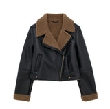 New Velvet Lined Motorcycle Jacket 2949221-Outfit