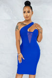 Sexy Cut Out With Mesh Sleeveless